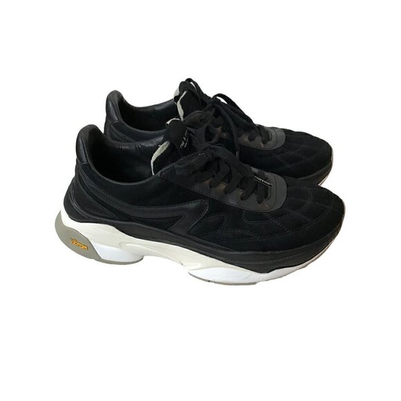 rag & bone Black RB Legacy Sneakers In Black Size 40 (US 9.5) - Picture 4 of 9